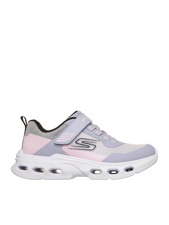 Kinder Sneaker mit Bügel- und Schleifenverschluss Lila
