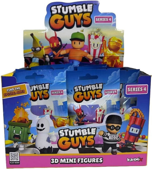 Just Toys Miniature Novelty Toys Series 4 Stumble Guys for 3+ Years 5cm (Miscellaneous Designs)