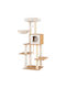 Costway Cat Scratching Post Pole White