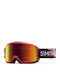 Smith Ski & Snowboard Goggle Adults Red with Mirror Lens in Red Colour