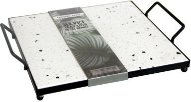 Raki Terrazzo Servierplatte mit Griff