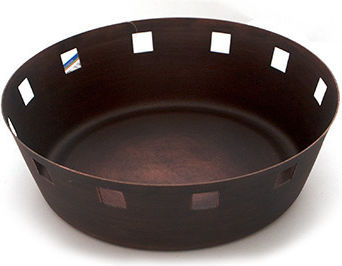 Raki Antique Brotkorb Inox Graues 16.75x16.75cm