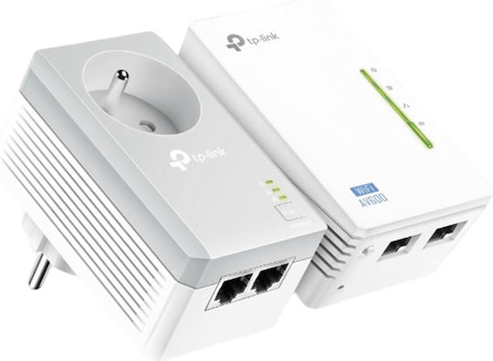 TP-LINK CPL-TL-WPA4225KIT WiFi Extender 600Mbps με 2 Ethernet