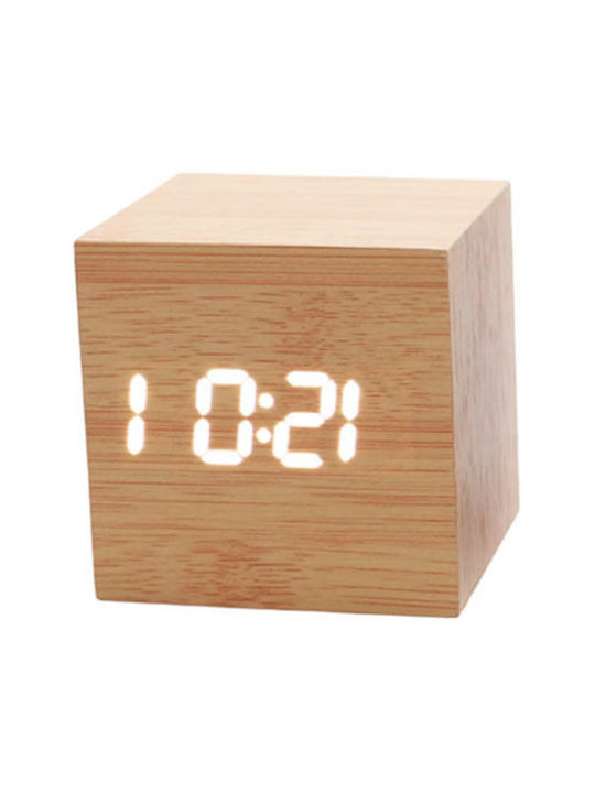 Dorosimo Tabletop Digital Clock Beige 17185A