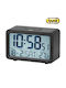 Trevi Tabletop Digital Clock with Alarm White 90.02.0052
