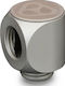 Thermal Grizzly Grizzly Deltamate Rotary Fitting 90° Nickel Silver