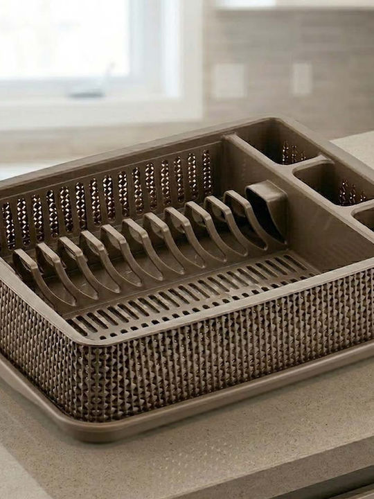 TnS Sink Strainer Plastic Brown 39x32x9cm