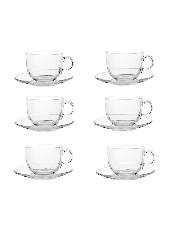 Raki Set Cesti Maro Din Sticlă Transparente 420ml 6 Bucăți