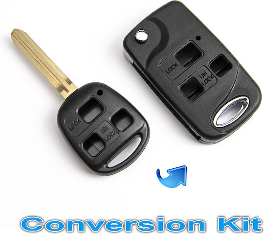 Car Key Shell Toyota Avensis Celica Corolla Yaris Rav 4 Conversion Kit