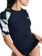 Roxy The Classic UPF 50+ Women Short Sleeve Sun Protection Shirt Blue