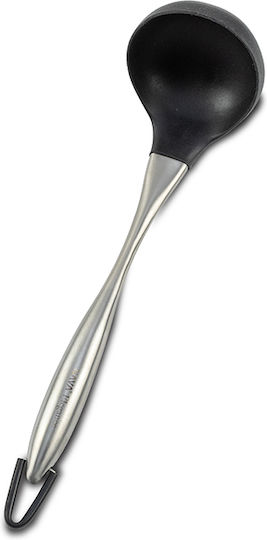 Nava Elegance Deep Soup Spoon Stainless Steel Silver 29.5cm