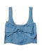 Kids Crop Top Sleeveless Blue