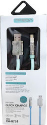 Treqa CA-8791 Regular USB 2.0 σε micro USB 1m
