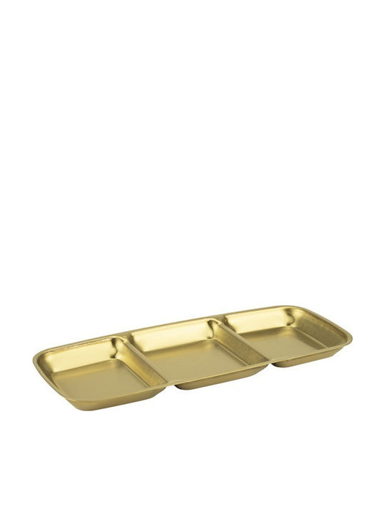 Raki Gold Inox Suporturi și Tavă Pentru Turn De Desert 3 Locuri Gri Ø22.5cm