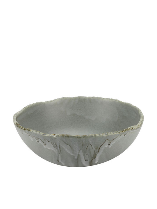 Raki Fuji Salatieră Din Porțelan Gri 26x26x8.4cm