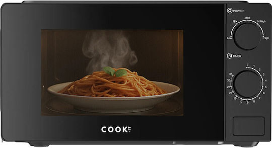 COOK-IT Mikrowellenofen mit Grill 20lt Schwarze