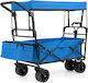Foldable Garden Cart Metallic 100lt