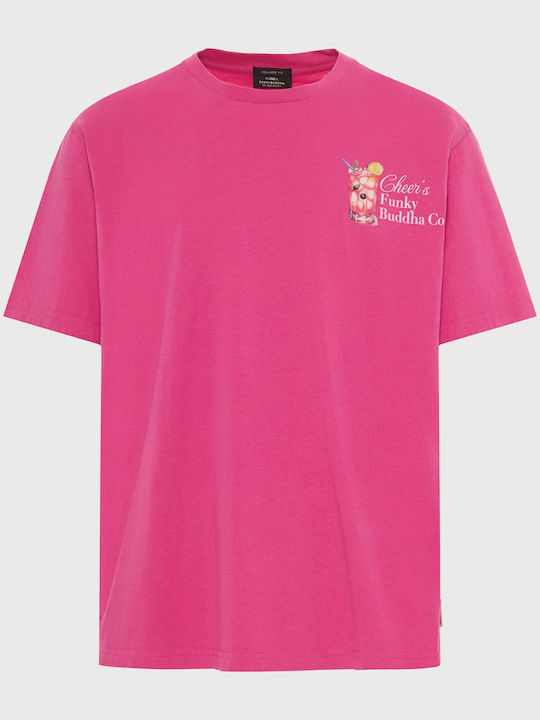 Funky Buddha Tricou Fuchsia