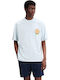 T-shirt Γαλάζιο