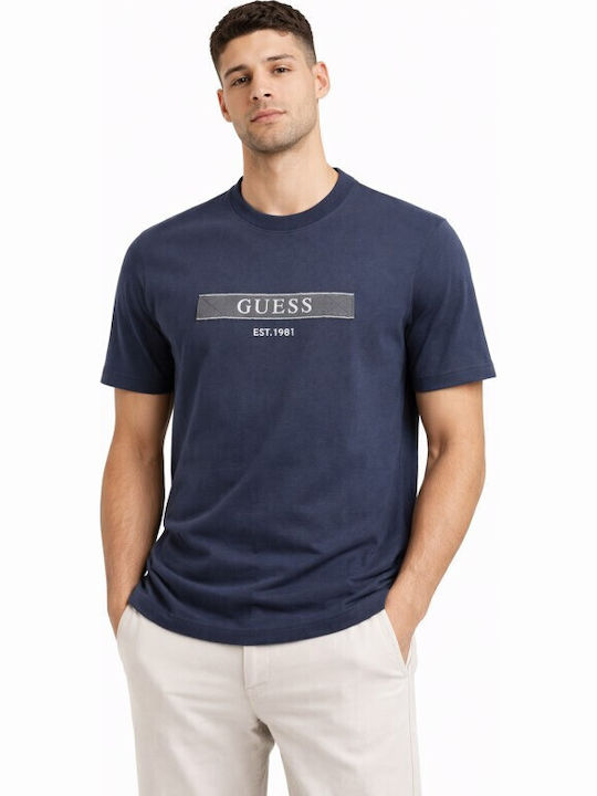 Guess T-shirt Μπλε