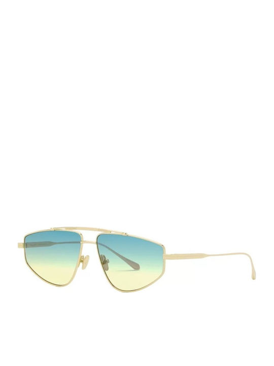 Spektre Unisex Sunglasses With Gold Frame With Gradient Lens IMP02S