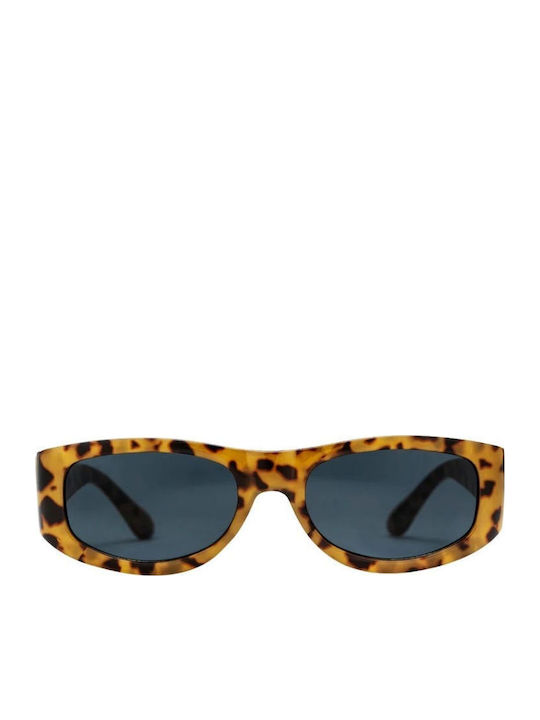 Chpo Unisex Sunglasses With Brown Tartaruga Fra...