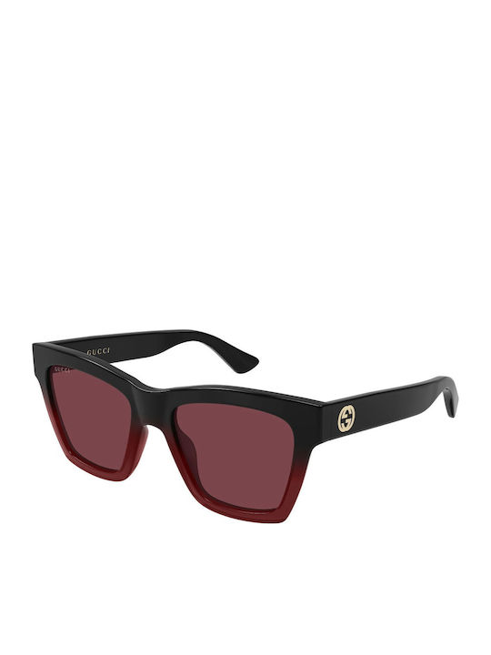 Gucci Unisex Ochelari De Soare Cu Ramă Neagră D...