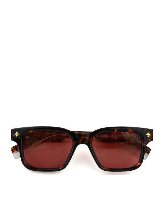 Red Raven Ranger Unisex Γυαλιά Ηλίου με Καφέ Τα...