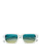 Red Raven Timber Unisex Γυαλιά Ηλίου με Τιρκουάζ Σκελετό και Πολύχρωμο Φακό