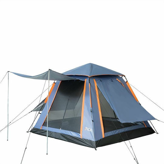 Inca Airnest Automatic Camping Tent Blue 3 Seasons For 4 People 240x210x170cm