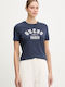 Γυναικείο Crop T-shirt Navy Blue