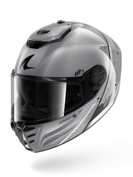 Shark Spartan RS Speed Tech Silver/White/Black ...