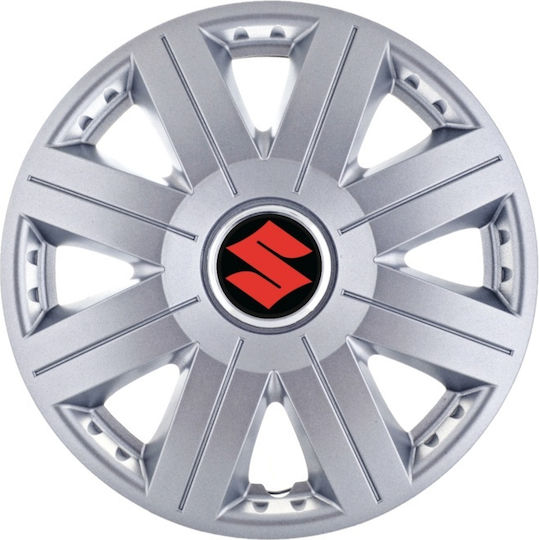 Set Capace De Roți Auto 14" 4 Bucăți Gri