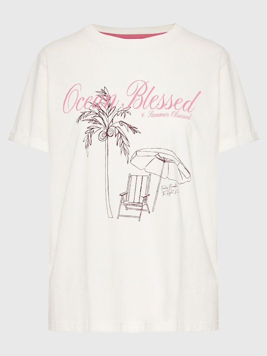 Funky Buddha Women's T-shirt White