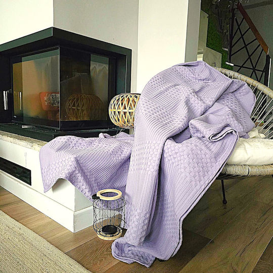 Kotonia Home Κουβερλί Υπέρδιπλο Lilac 220x240cm