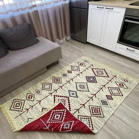 Kotonia Home Χαλί Βαμβακερό 80x150cm Πολύχρωμο