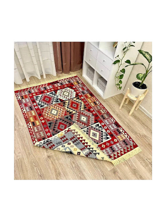 Kotonia Home Χαλί Ορθογώνιο Βαμβακερό Πολύχρωμο 120x180cm
