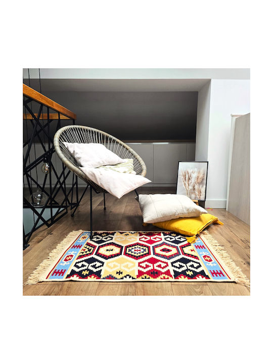 Kotonia Home Covor Rectangular Din Bumbac Multicolor 120x180cm