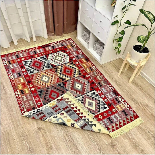 Kotonia Home Χαλί Βαμβακερό 60x90cm Πολύχρωμο