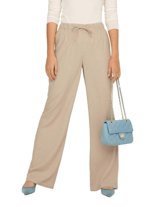 Only Women's Trousers Beige