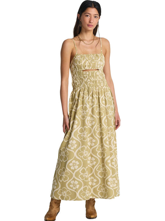 Summer Maxi Dress Cactus Green