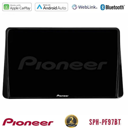 Pioneer Auto-Audiosystem für Mitsubishi Eclipse Cross 2018-2023 Bluetooth USB AUX Eingebautes Wi-Fi GPS Apple CarPlay Android Auto mit 9 Zoll Touchscreen
