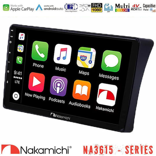 Nakamichi Ηχοσύστημα Αυτοκινήτου για Nissan Navara / Pathfinder 2006-2012 (Bluetooth/USB/WiFi/GPS/Apple-Carplay/Android-Auto) με Οθόνη Αφής 9"