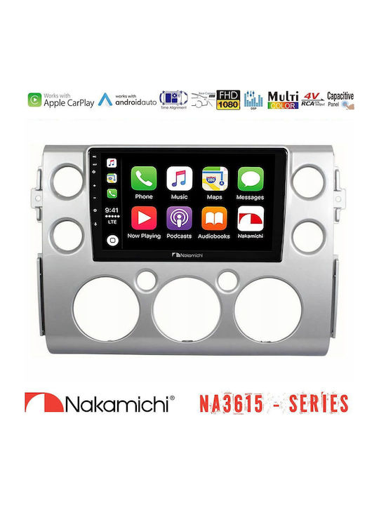 Nakamichi Car Audio System for Toyota FJ 2007-2014 Bluetooth USB WiFi GPS Apple CarPlay Android Auto with 9" Touch Screen