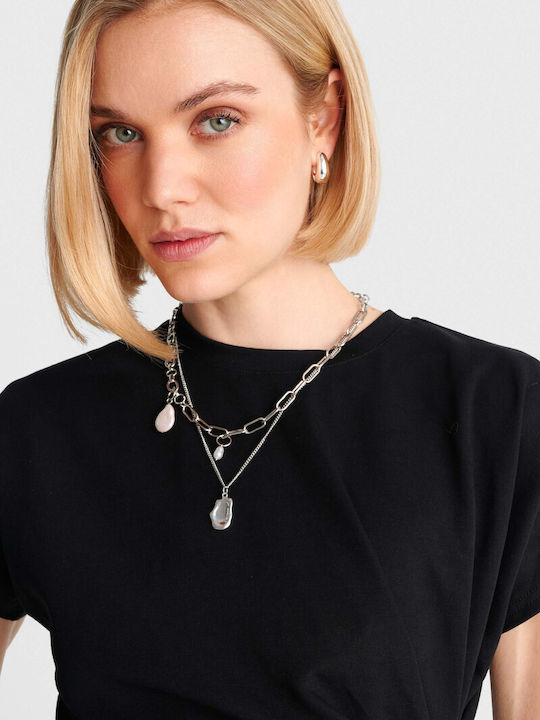 ALE - The Non Usual Casual Halskette 8F23760-SILBER