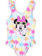 Superheroes Minnie Kids One-Piece White Swimsuit