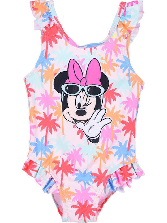 Superheroes Minnie Kids One-Piece Pink Swimwear