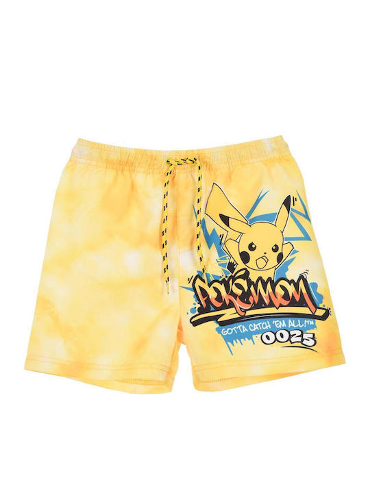 Superheroes Kids Swimwear Swim Shorts Yellow