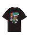 Kids T-shirt Black Flagrant Foul