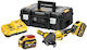 DEWALT DCG418SHDX2 Τροχός 125mm Μπαταρίας 2x9Ah